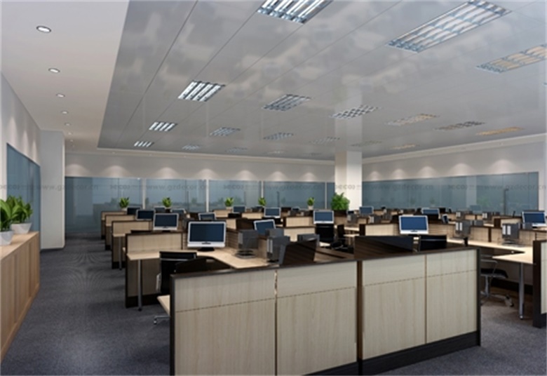 在辦公室設(shè)計(jì)平面圖中，如何處理視覺干擾問題？